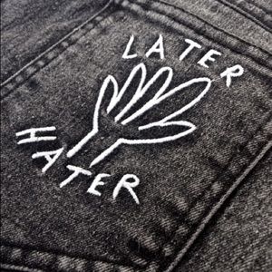 NWT Disturbia Hater Acid Wash Jeans, Sz S